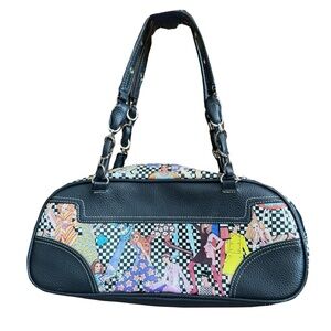 Sydney Love Retro Ladies Chic Handbag Women Checkerboard Pop Art Y2K 70’s Artsy